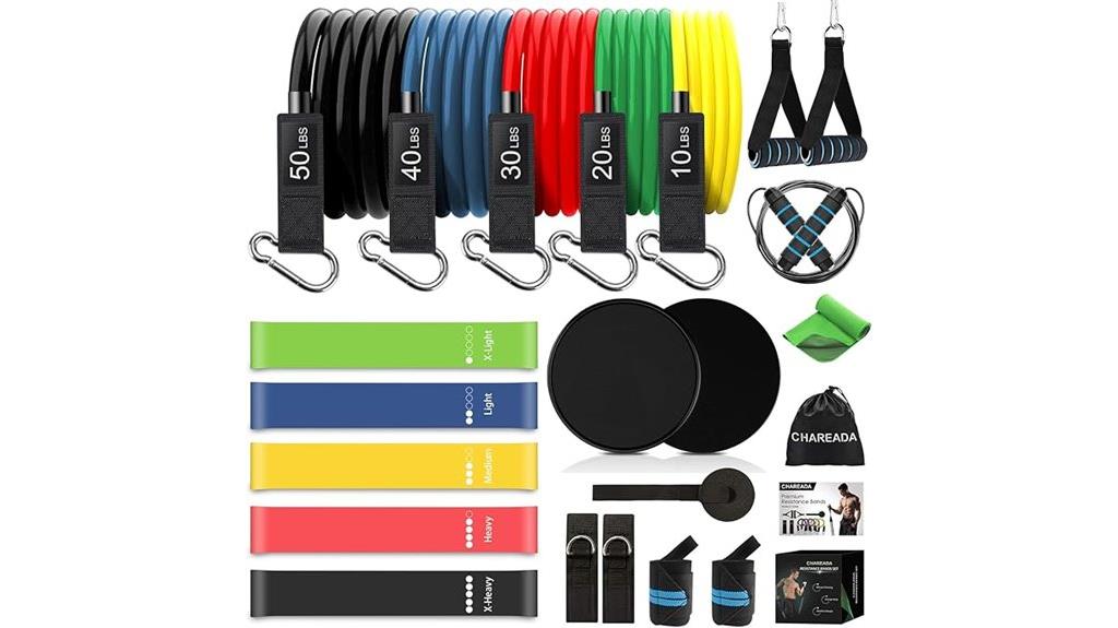complete resistance bands set