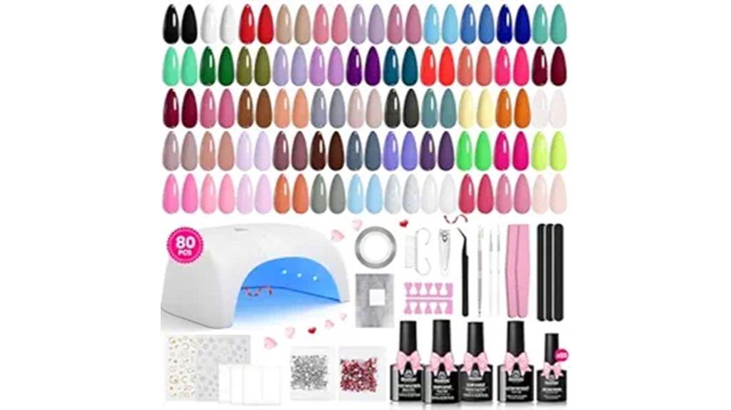 complete uv nail polish set