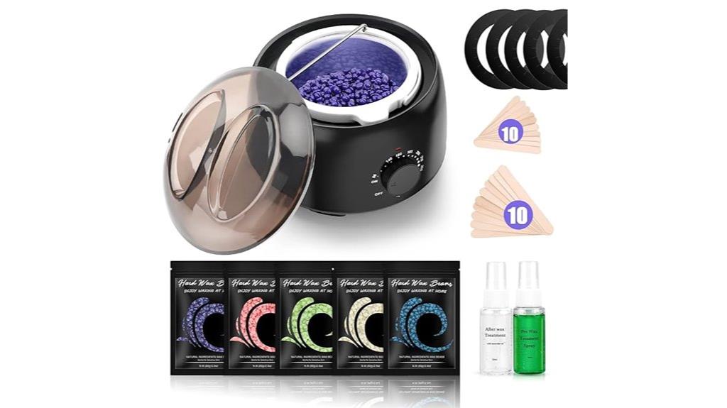 complete waxing kit set