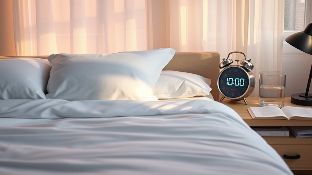 consistent sleep and routines