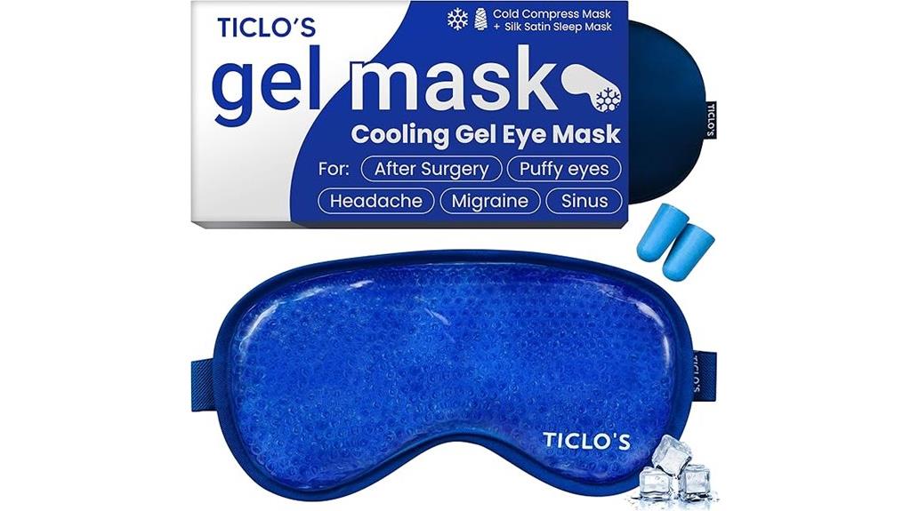 cooling eye mask therapy