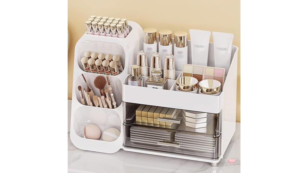 cosmetic storage drawer unit