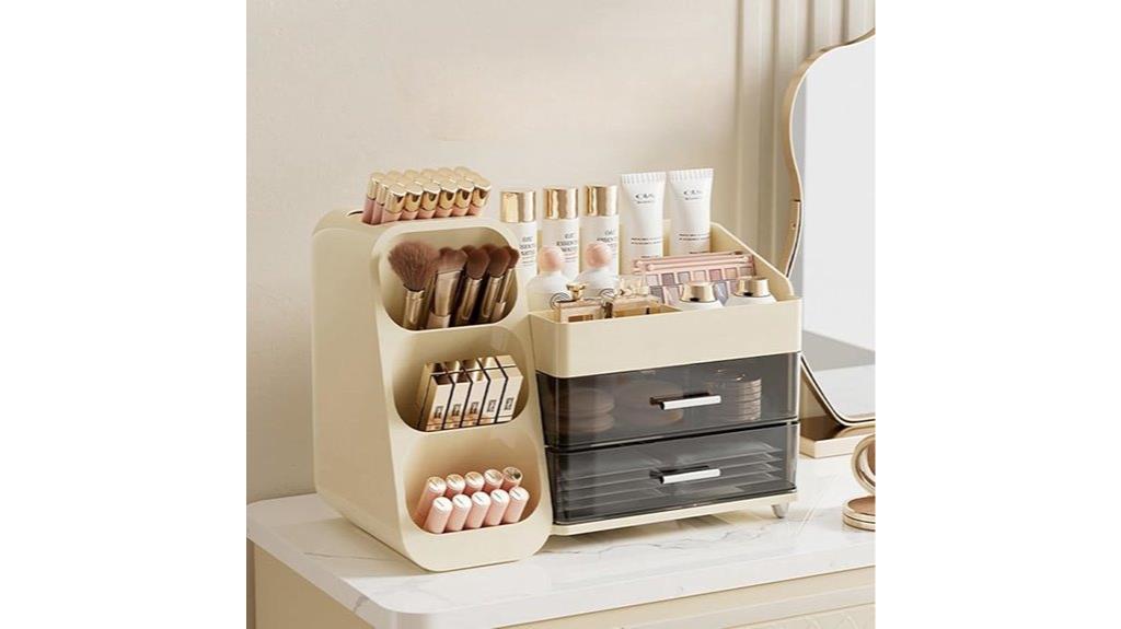 cosmetic storage drawer unit