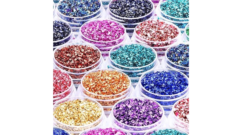 crushed glass glitter pack