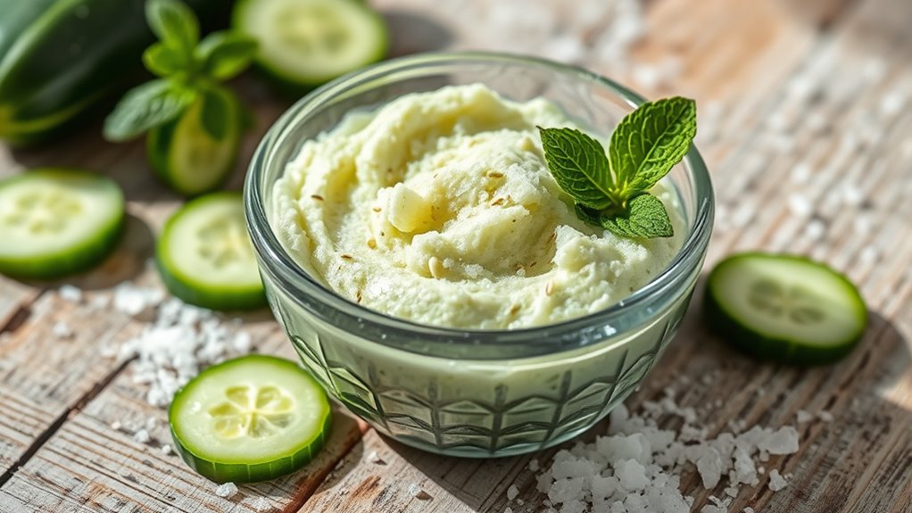 cucumber salt pore detox
