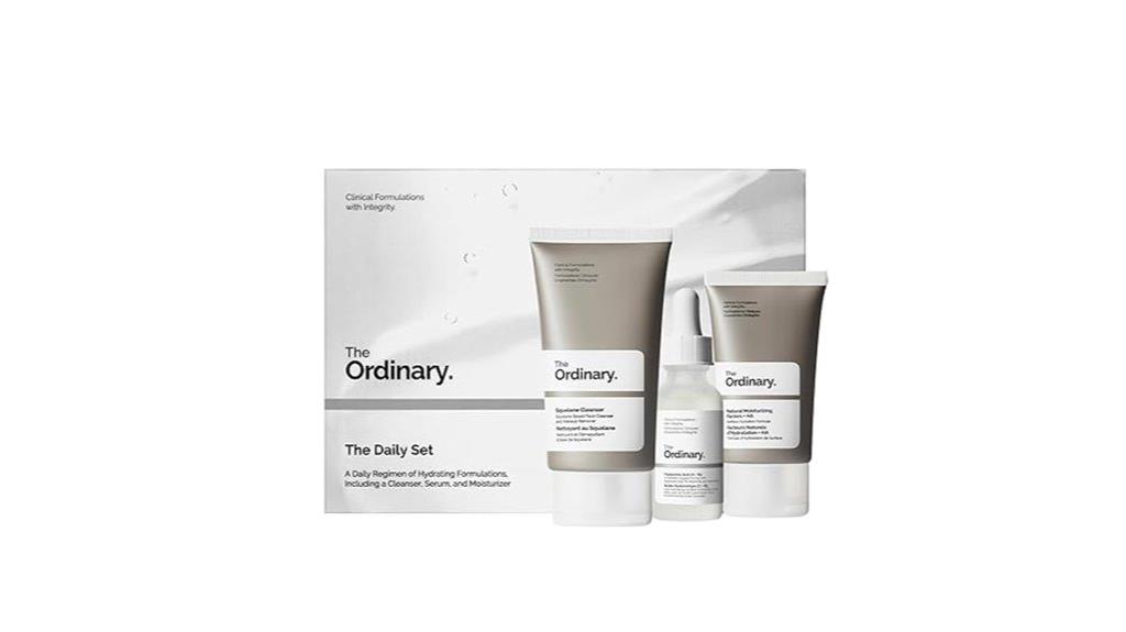 daily simple skincare set
