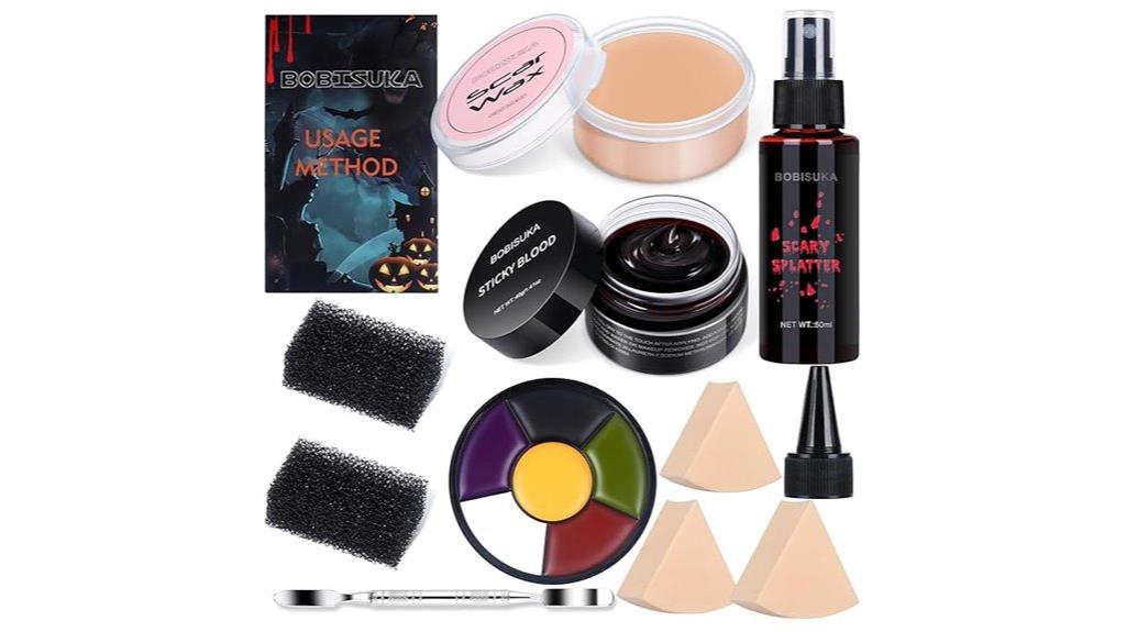 demonic halloween makeup kit