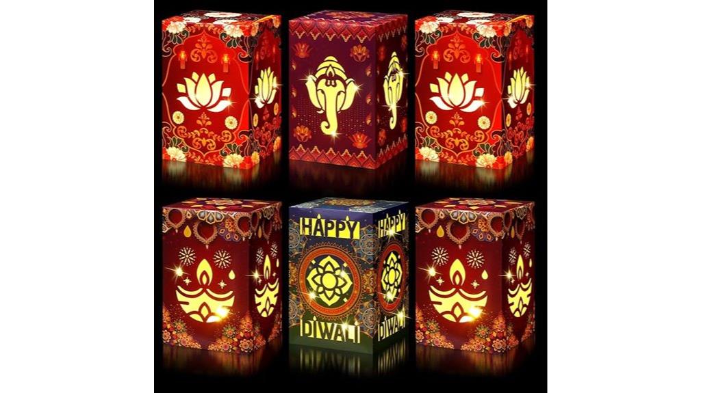 diwali candle light set