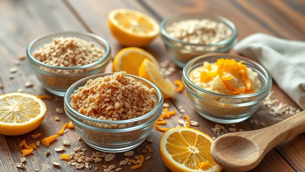 diy natural skin exfoliants