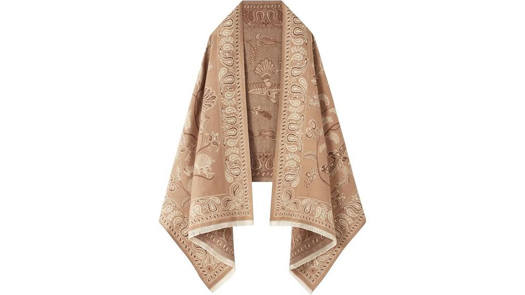 double sided pashmina wrap