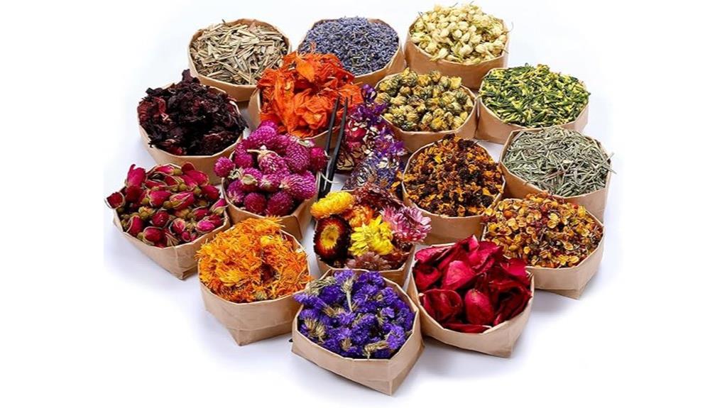 dried flowers craft kit