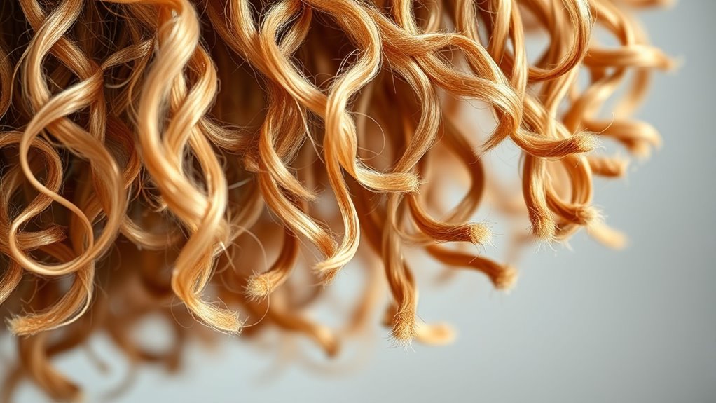dry fragile frizzy hair