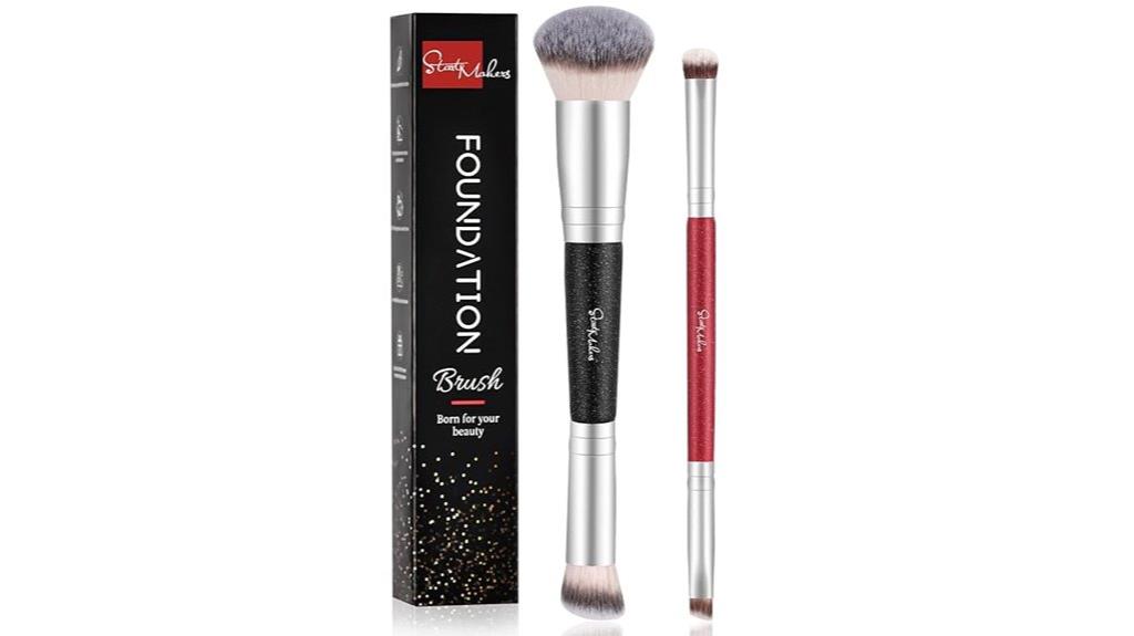 dual ended foundation brushes