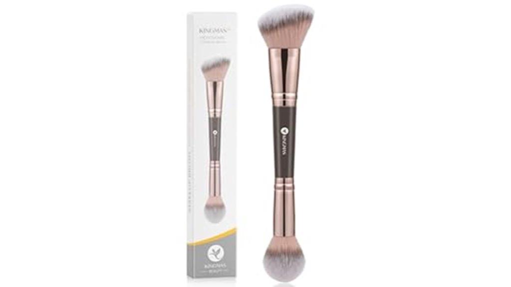 dual ended makeup brush