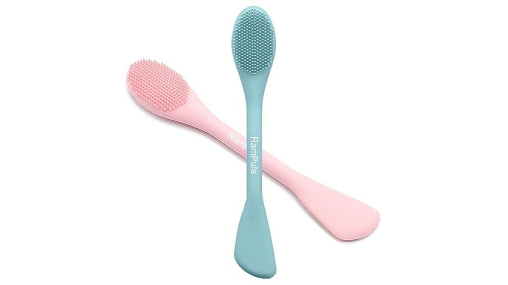 dual function silicone cleansing tool