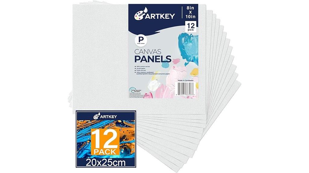 eight by ten canvas panels