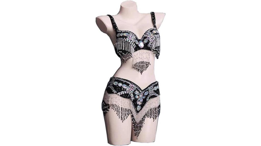 elegant belly dance attire