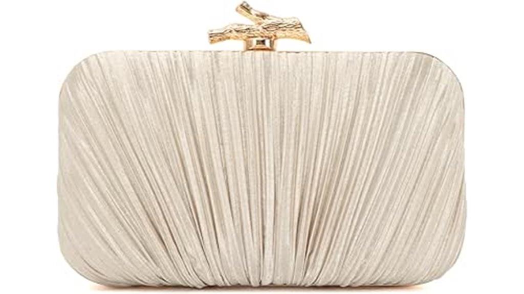 elegant chain evening clutch