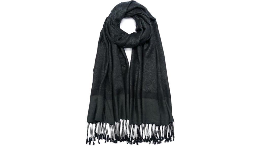 elegant paisley pashmina wrap