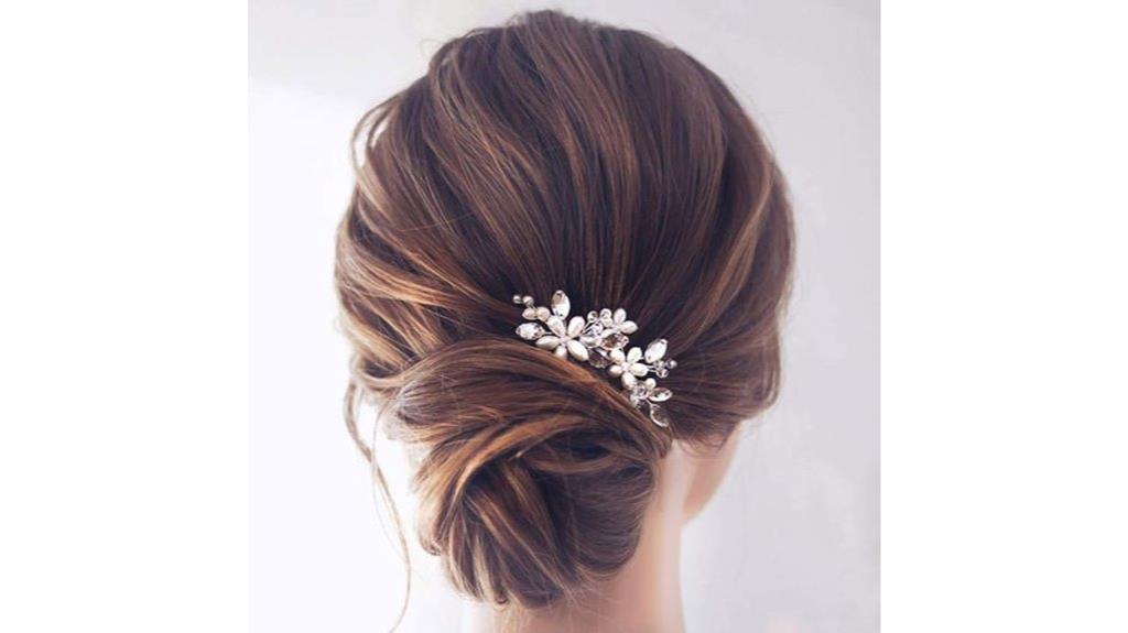elegant pearl bridal pins