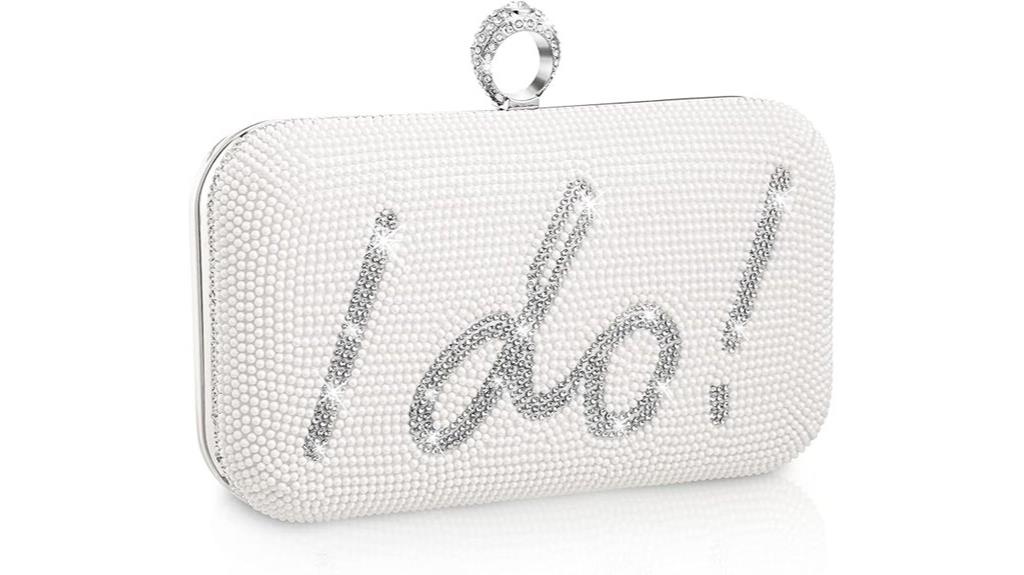 elegant rhinestone evening clutch