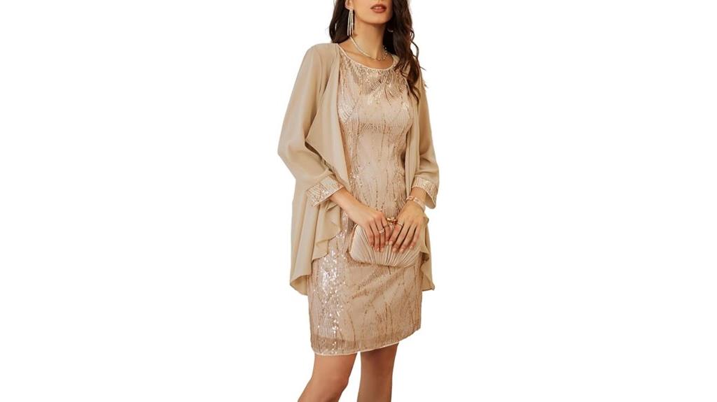 elegant sequin dress for women