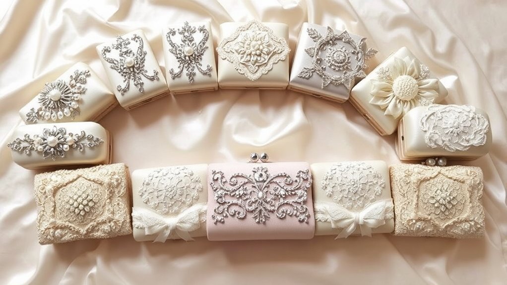 elegant wedding clutch bags