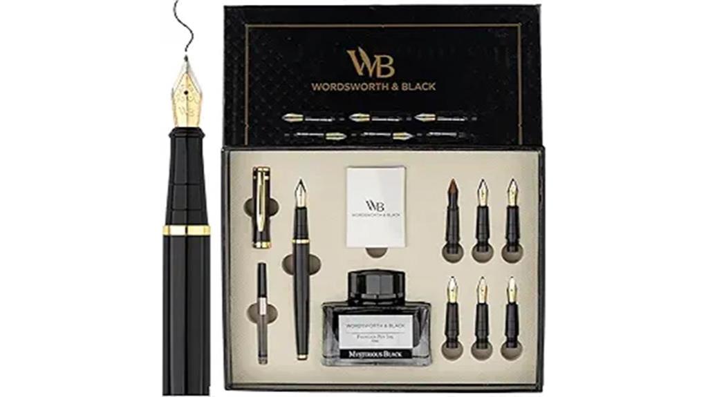 elegant wordsworth calligraphy set