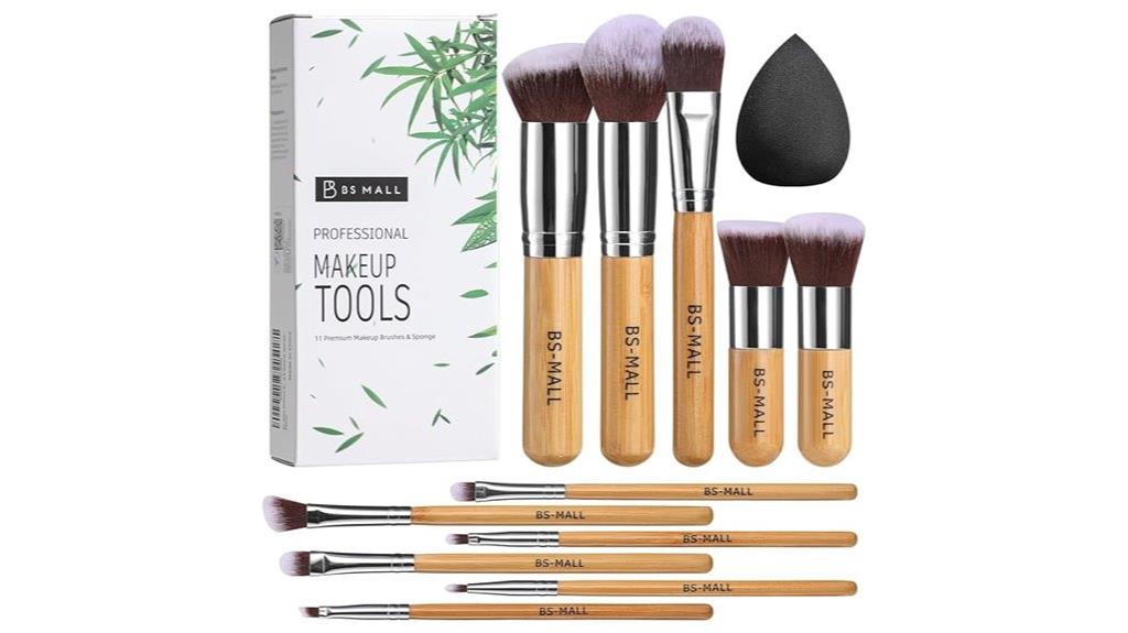 eleven piece brush set