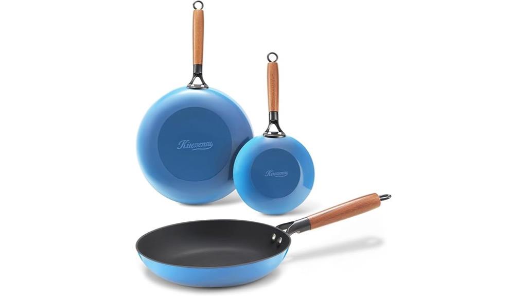 enamelled cast iron skillet set