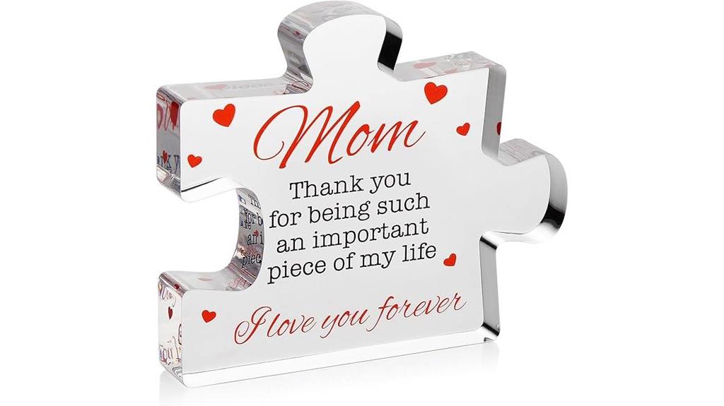 engraved mom puzzle gift