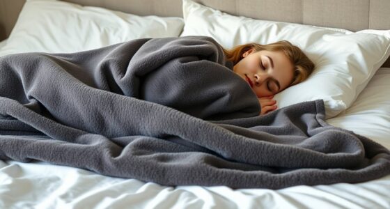 enhanced sleep with weighted blankets