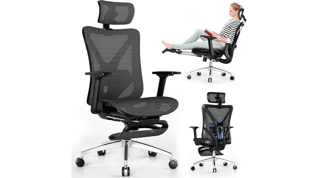 ergonomic chair with lumbar