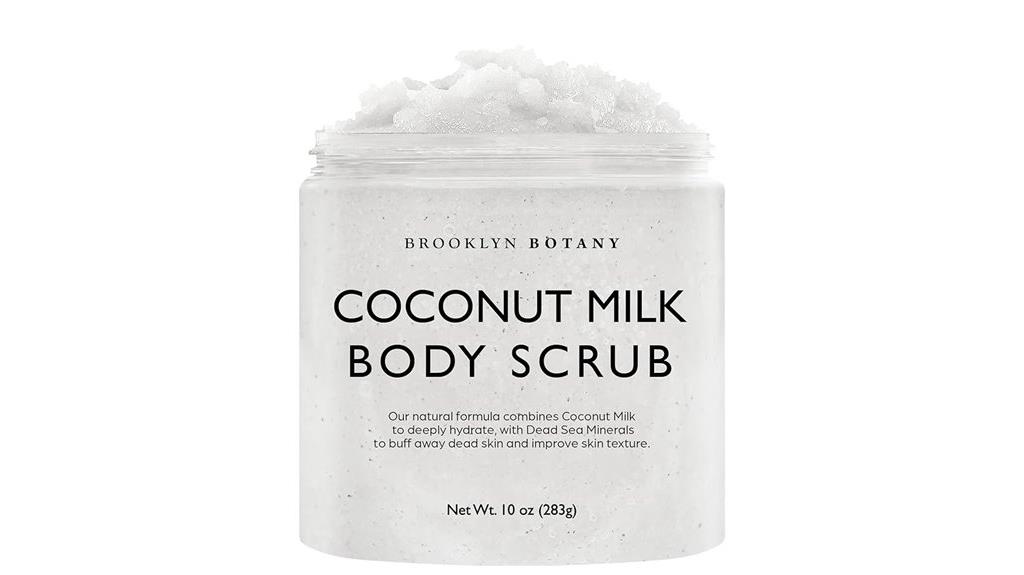 exfoliating salt coconut scrub