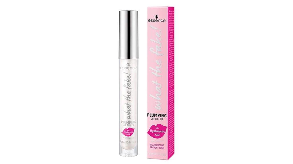 fake plumping lip gloss
