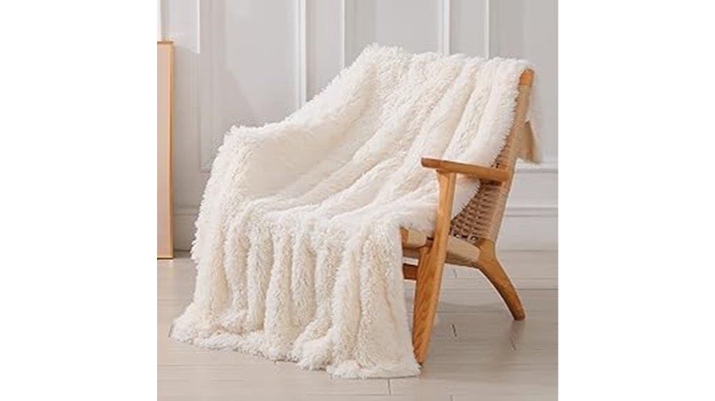 faux fur blanket 50x60