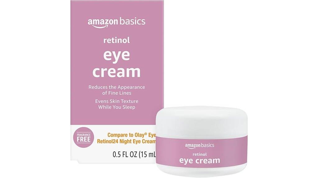 fragrance free retinol eye cream