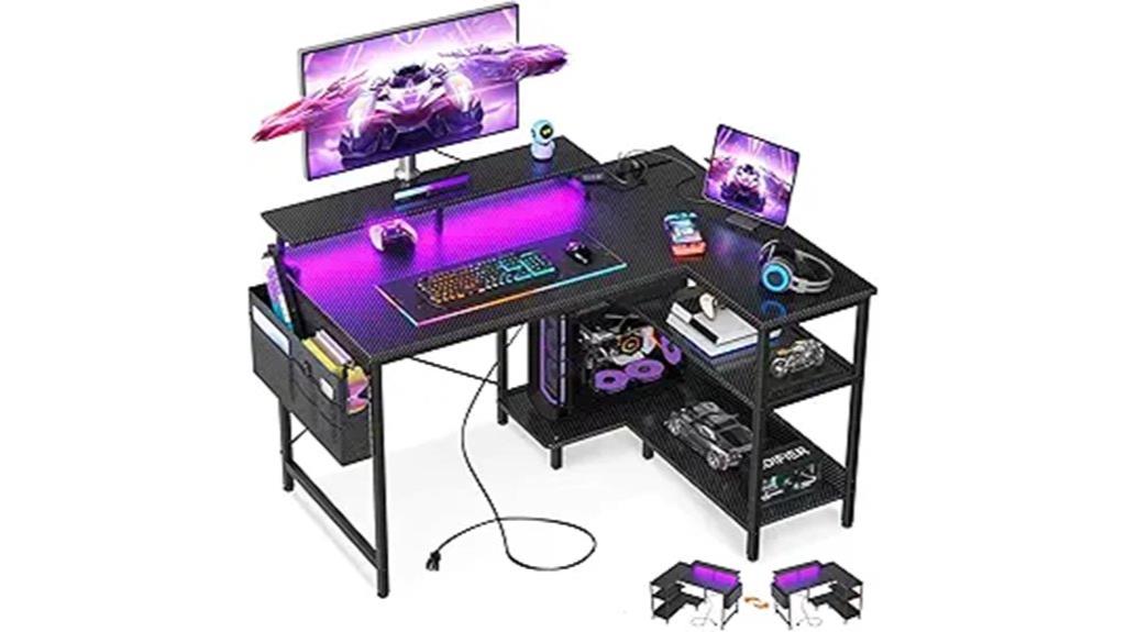 gaming desk with usb