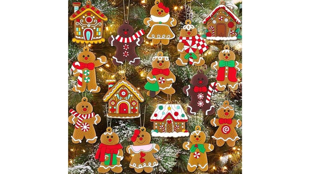 gingerbread man christmas ornaments