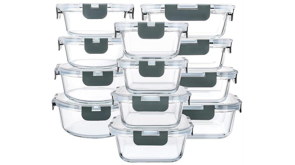 glass containers with lids