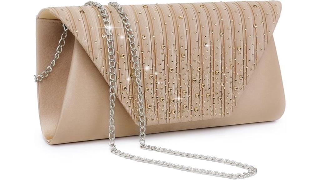 glitter rhinestone evening bag