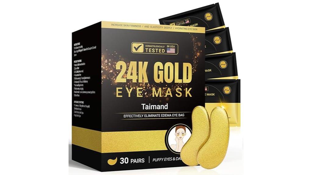 gold under eye masks