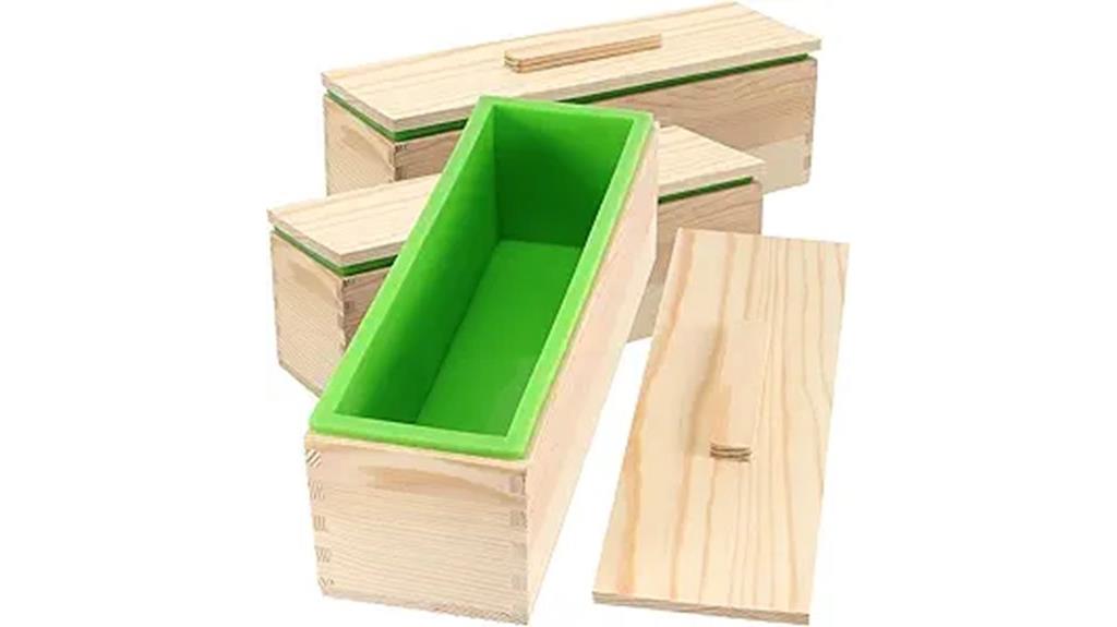 green soap mold set