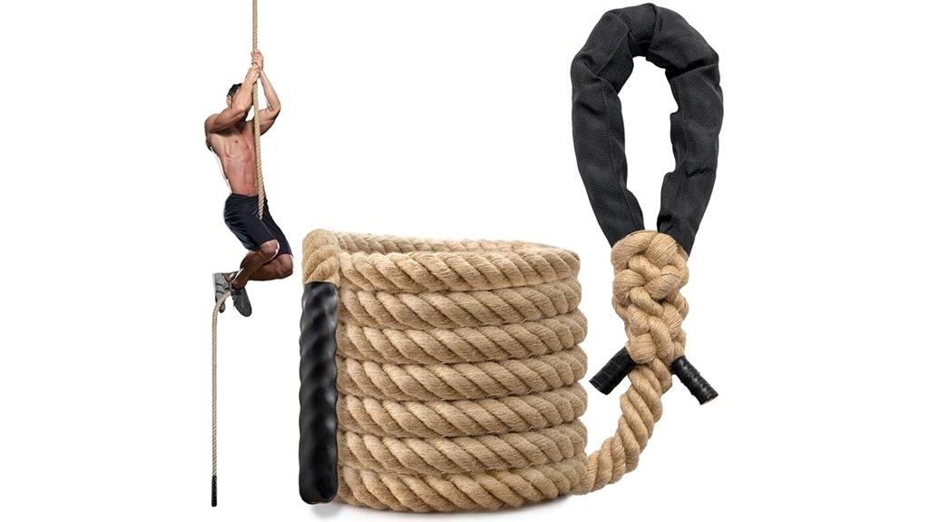 gym climbing rope exercise