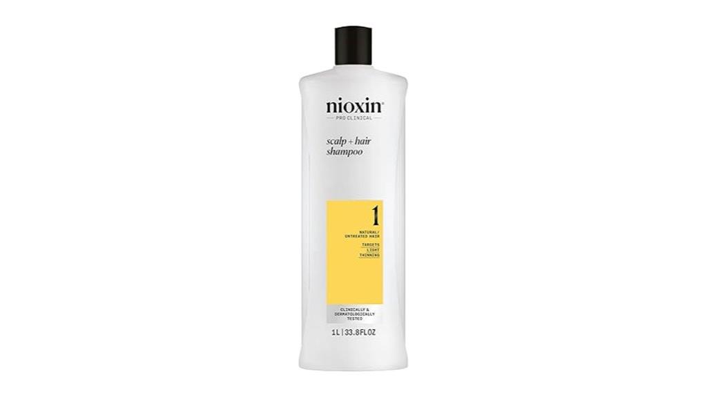 hair thickening shampoo system