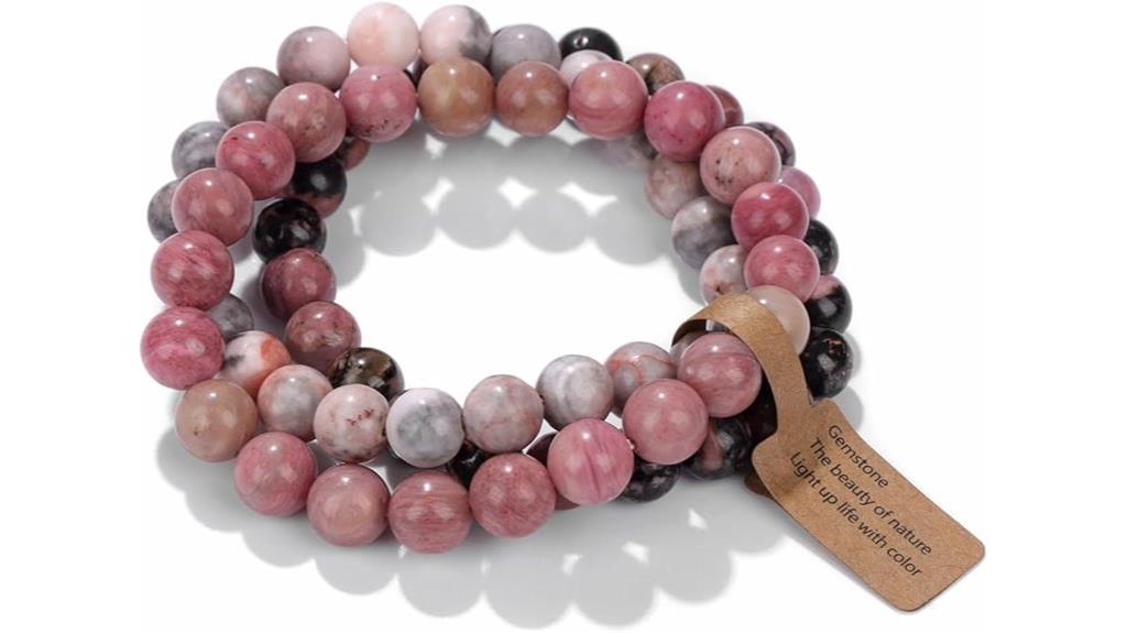 healing crystal bracelets set