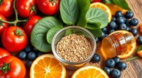 healthy hair and skin nutrition