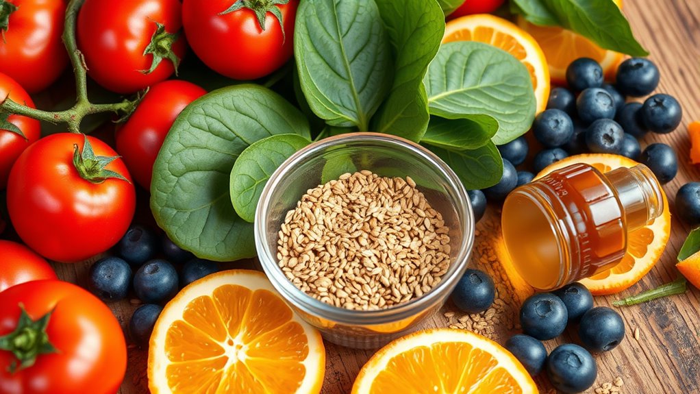 healthy hair and skin nutrition
