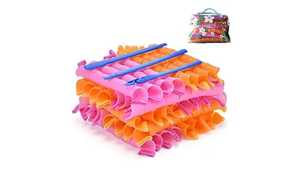 heatless spiral curlers set
