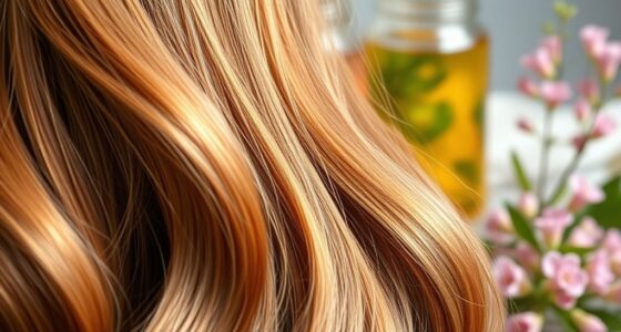 herbal rinse for glossy hair